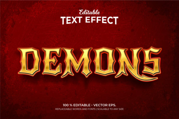 Demons 3d Style Editable Text Effects: A Comprehensive Guide to High-Impact Typography