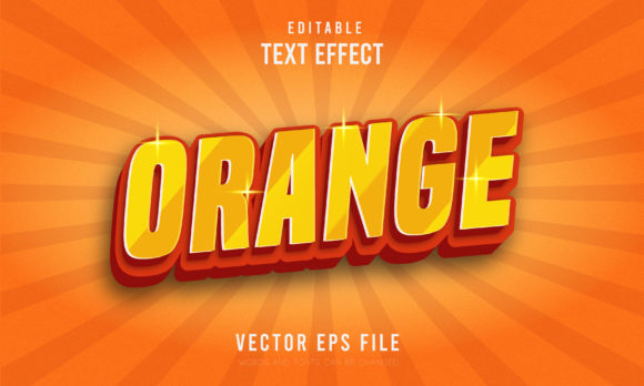 Editable Orange 3D Font Style: A Comprehensive Evaluation