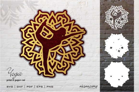 Evaluating the 3D Layered Yoga Cut File Vector 3 for Digital Crafting Projects