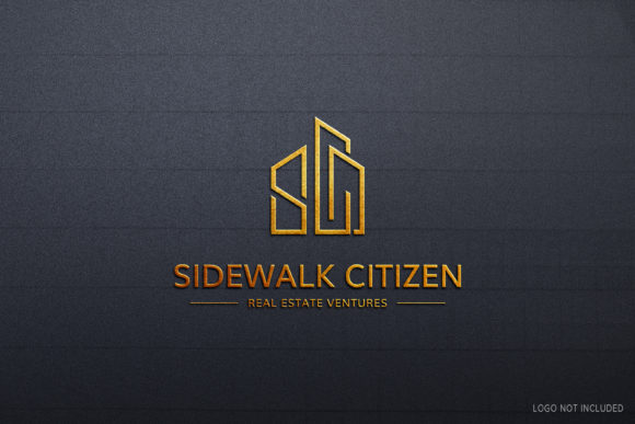 Gold Logo Mockup Design in Black Wall: Elevating Brand Identity Through Realistic Presentation