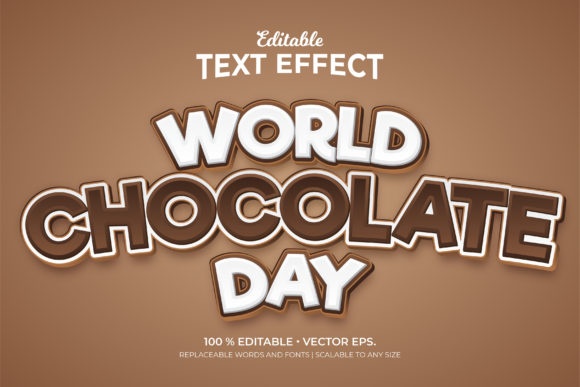 Indulge in Creativity: Mastering World Chocolate Day 3D Text Effects for Modern Design