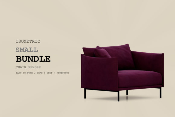 Isometric Armchair 3D Renderin Pa 150