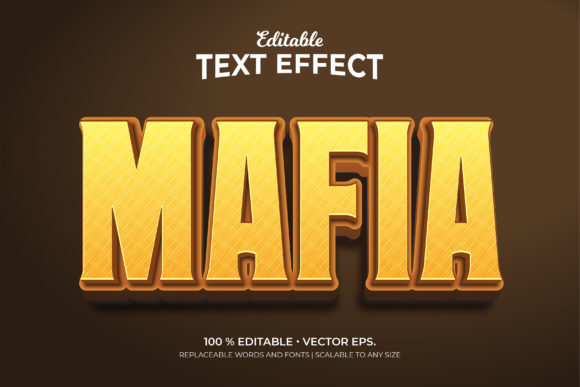 Mafia 3d Style Editable Text Effects