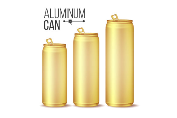 Premium Realistic Can Vector for Modern Branding