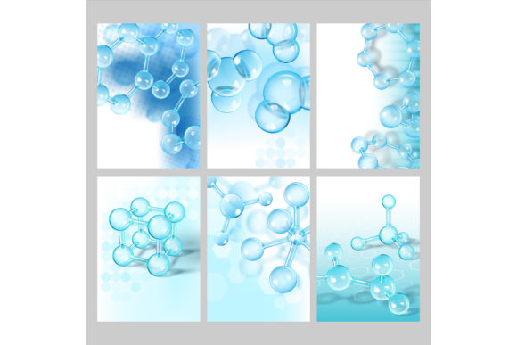 Scientific Dna Research Cover Design Set