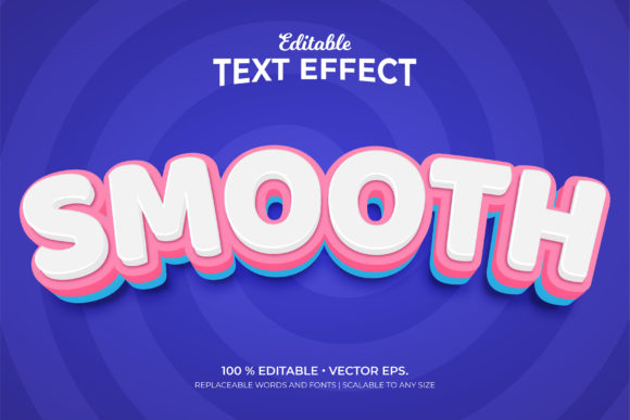 Smooth 3d Style Editable Text Effects