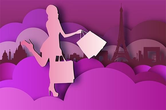 The Creative Power of Editable 3D Shopping Pink Paper Cutout Backgrounds